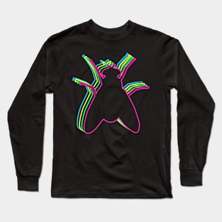 Fly 80s Neon Long Sleeve T-Shirt